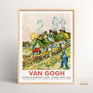 Affiche Vincent van Gogh Maisons et art artistique Imprime