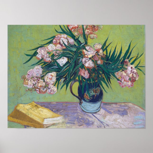 Affiche Vincent Van Gogh - Majolica Jar avec Branches (Devant)