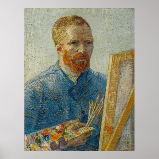 Affiche Vincent Van Gogh Master Artiste Autoportrait (Devant)