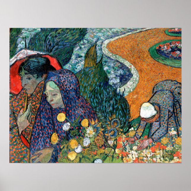 Affiche Vincent van Gogh Mémoire du jardin à Etten (Devant)