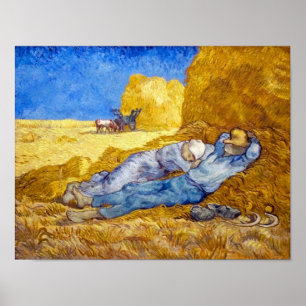 Affiche Vincent Van Gogh - Midi Repos Du Travail - Art