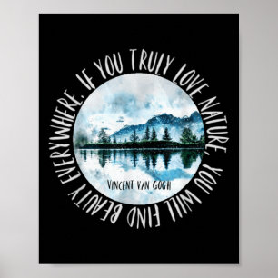 Affiche Vincent Van Gogh Motivation Inspiration Nature