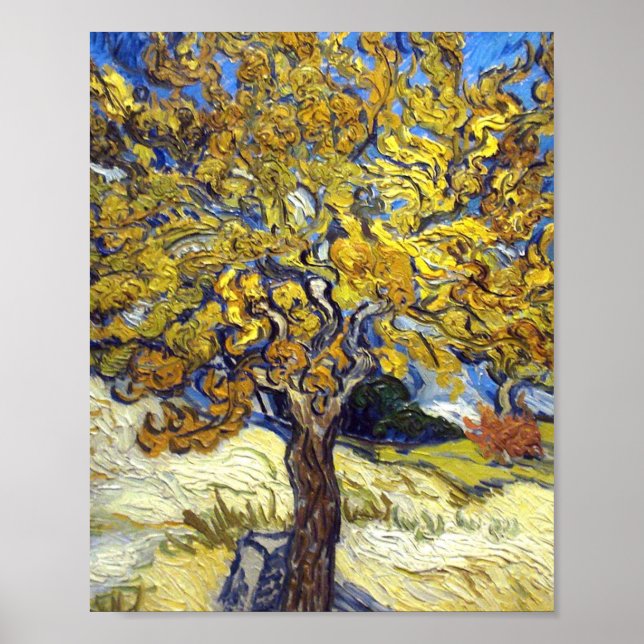 Affiche Vincent Van Gogh - Mulberry Tree (Devant)