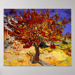 Affiche Vincent Van Gogh Mulberry Tree Fine Art Painting