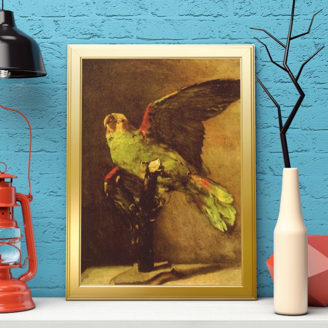 Affiche Vincent van Gogh - Nature morte au perroquet vert (Créateur téléchargé)
