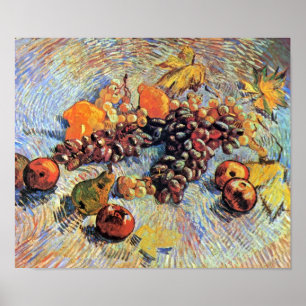 Affiche Vincent Van Gogh - Nature morte aux pommes Beaux-a