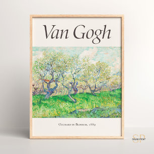 Affiche Vincent van Gogh Orchards à Blossom Arles Plum
