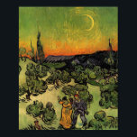 Affiche Vincent Van Gogh Paysage de Moonlit<br><div class="desc">Poster de Vincent Van Gogh Moonlit Landcape</div>