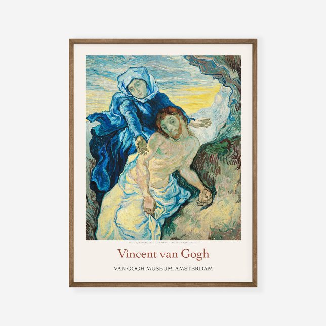 Affiche Vincent Van Gogh Pietà Pieta 1889 Exposition d'art (Créateur téléchargé)