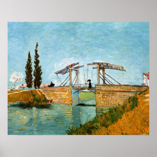 Affiche Vincent van Gogh - Pont Langlois à Arles #3