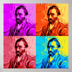 Affiche Vincent Van Gogh Pop Art