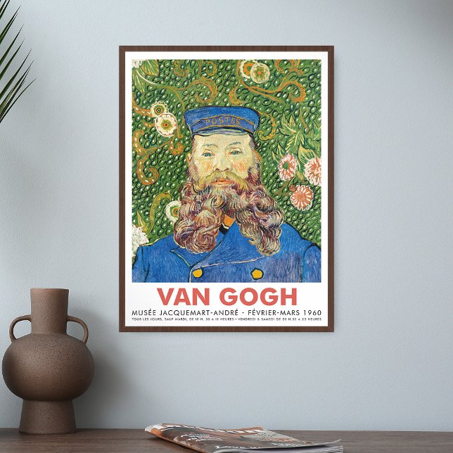 Affiche Vincent van Gogh Portrait De Joseph Roulin Art (Créateur téléchargé)