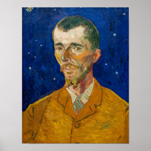 Affiche Vincent Van Gogh - Portrait d'Eugène Boch, Arles