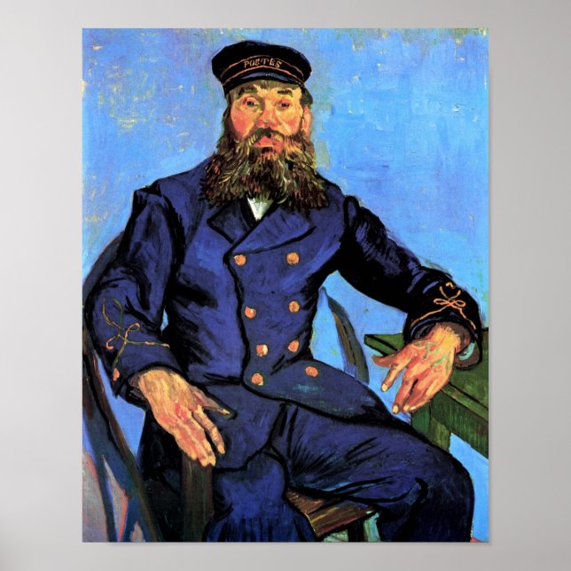 Affiche Vincent Van Gogh - Portrait du facteur (Devant)