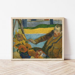 Affiche Vincent van Gogh Portrait   Paul Gauguin