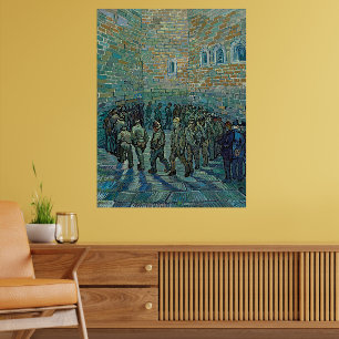 Affiche Vincent van Gogh Prisonniers faisant de l'exercice