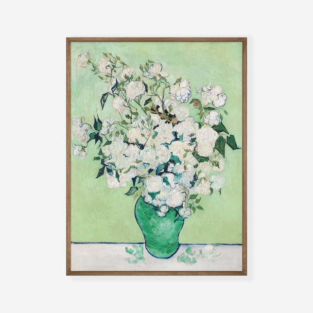 Affiche Vincent van Gogh Rose 1890 Peinture Art Imprimer (Créateur téléchargé)