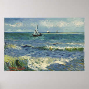 Affiche Vincent Van Gogh "Seascape"/