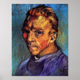 Affiche Vincent Van Gogh - Self Portrait Without Beard