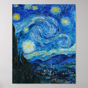 Affiche Vincent Van Gogh - Starry Night