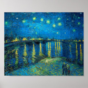 Affiche Vincent Van Gogh Starry Night Over The Rhone