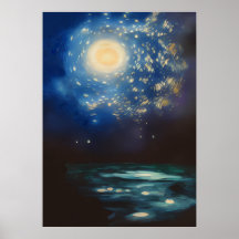 Vincent Van Gogh Starry Nuit dans l'océan