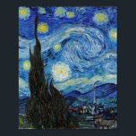 Affiche Vincent Van Gogh Starry Nuit Vintage Art<br><div class="desc">Vincent Van Gogh Starry Nuit Art Vintage Poster</div>