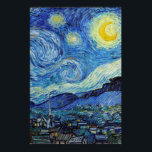 Affiche Vincent Van Gogh Starry Nuit Vintage Art<br><div class="desc">Vincent Van Gogh Starry Nuit Art Vintage Poster</div>