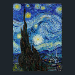 Affiche Vincent Van Gogh Starry Nuit Vintage Art<br><div class="desc">Vincent Van Gogh Starry Nuit Art Vintage Poster</div>