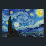 Affiche Vincent Van Gogh Starry Nuit Vintage Art<br><div class="desc">Vincent Van Gogh Starry Nuit Art Vintage Poster</div>