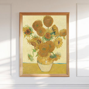 Affiche Vincent Van Gogh Sunflowers 1888 Vintage Floral