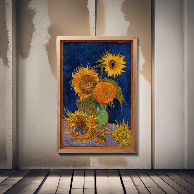 Affiche Vincent Van Gogh - Sunflowers, 2e version (Créateur téléchargé)