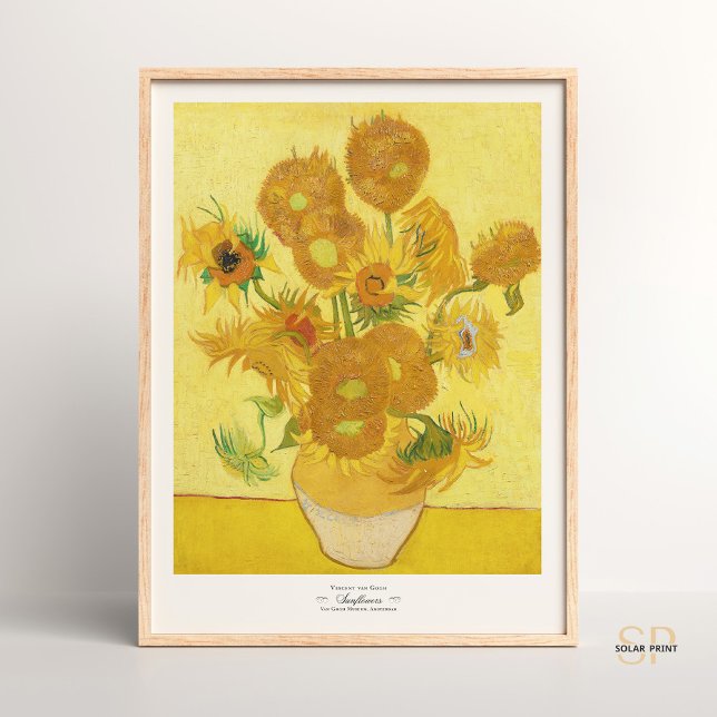 Affiche Vincent van Gogh Sunflowers Arles Art Imprimer Rét (Créateur téléchargé)