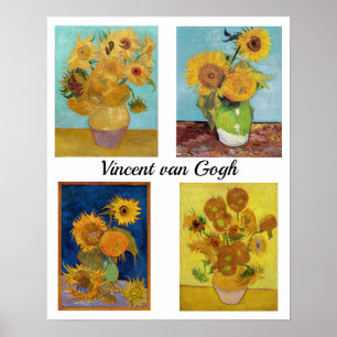 Affiche Vincent Van Gogh Sunflowers Serie