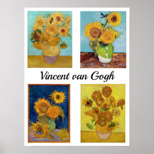 Affiche Vincent Van Gogh Sunflowers Serie