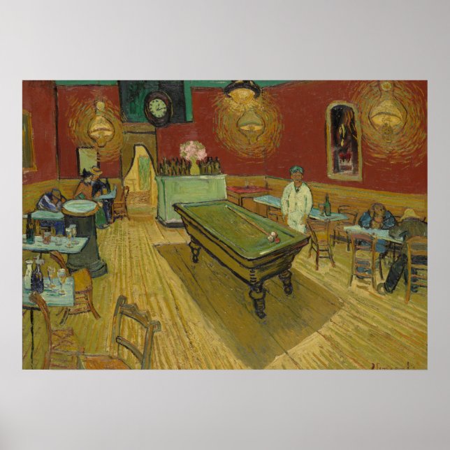 Affiche VINCENT VAN GOGH- The night cafe 1888 (Devant)