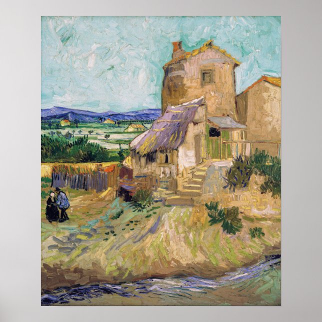 Affiche Vincent van Gogh - The Old Mill (Devant)