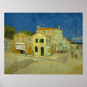 Affiche Vincent van Gogh - The Yellow House (`The Street')