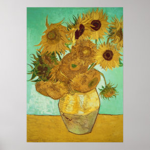 Affiche Vincent van Gogh   Tournesols, 1888