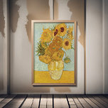 Affiche Vincent Van Gogh - Tournesols, 3ème version<br><div class="desc">Vincent Van Gogh - Sunflowers,  Sonnenblumen,  Troisième version,  1888.</div>