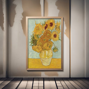 Affiche Vincent Van Gogh - Tournesols, 3ème version
