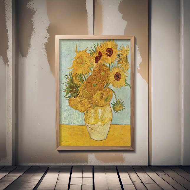 Affiche Vincent Van Gogh - Tournesols, 3ème version (Créateur téléchargé)