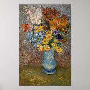 Affiche Vincent Van Gogh Vase Avec Daises Et Anémones Art