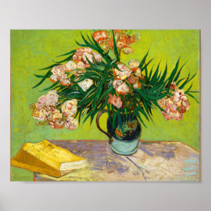 Affiche Vincent Van Gogh Vase Avec Des Oleandres Et Des Li