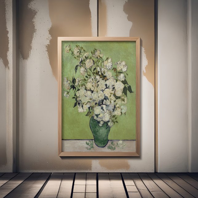 Affiche Vincent Van Gogh, Vase de Roses, Roses dans le Vas (Créateur téléchargé)
