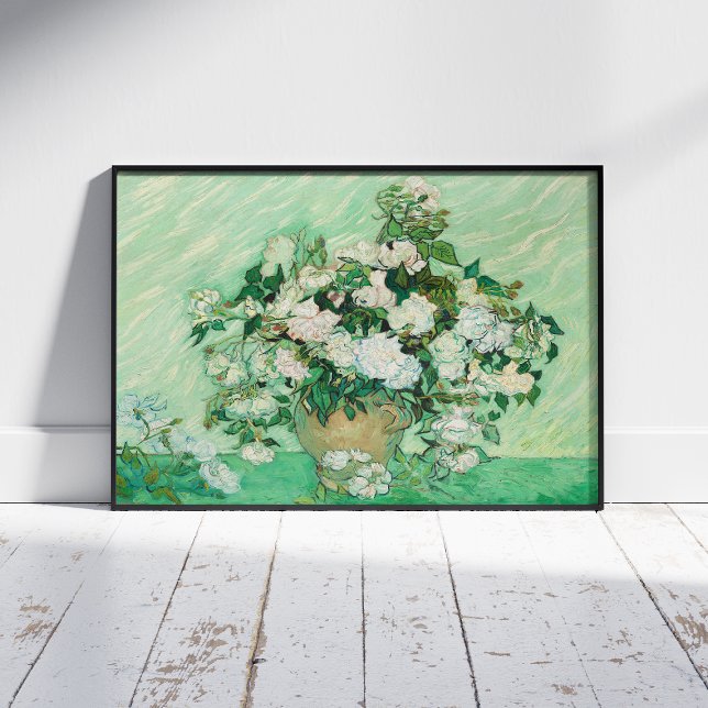 Affiche Vincent Van Gogh, Vase de Roses, Roses dans le Vas (Créateur téléchargé)