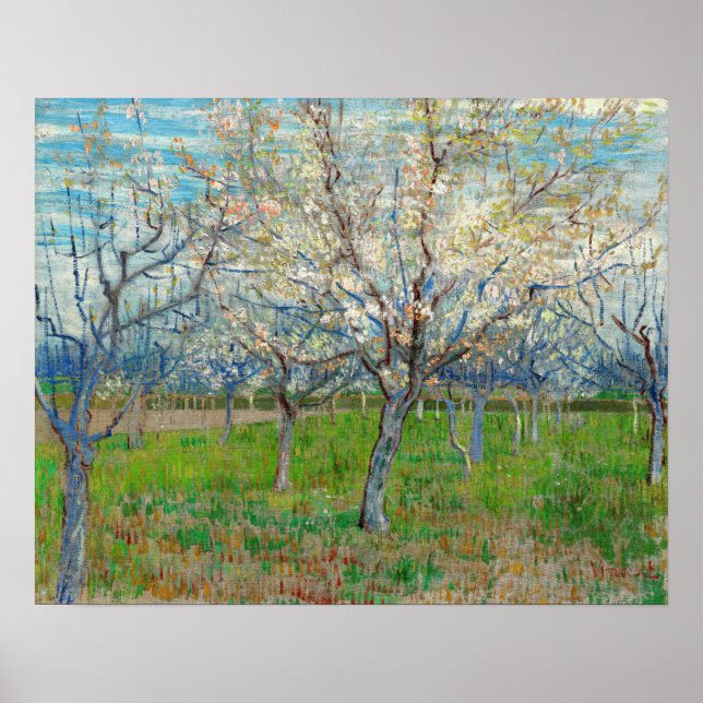 Affiche Vincent van Gogh - Verger Rose (Devant)