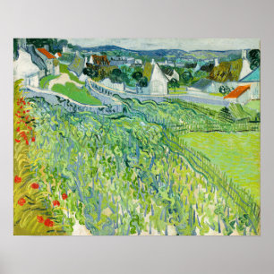 Affiche Vincent van Gogh - Vignobles à Auvers