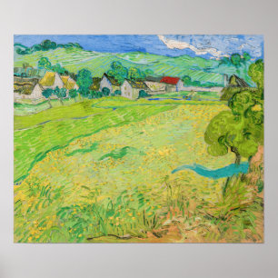 Affiche Vincent van Gogh - Vue des Vessenots près d'Auvers