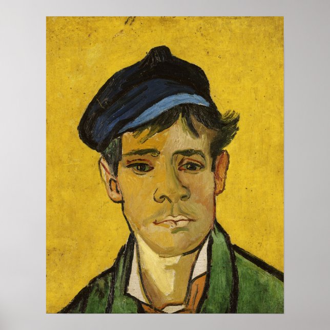 Affiche Vincent van Gogh | Young Man with a Casquette, 188 (Devant)